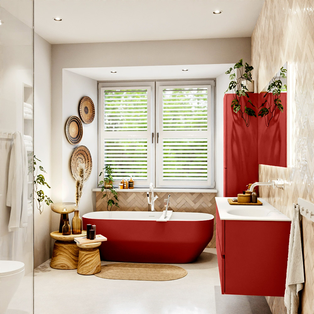 MONDIAZ VICA 140cm mueble de baño Fire 2 cajones. Lavabo MOON Derecho sin orificio, color Talc. 3 MONDIAZ VICA 140cm mueble de baño Fire 2 cajones. Lavabo MOON Derecho sin orificio, color Talc. - Imagen 3