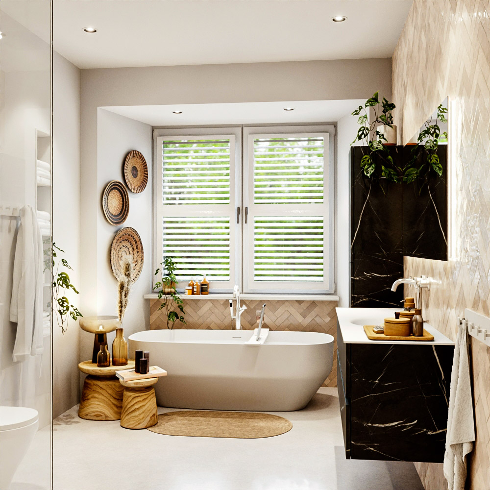 MONDIAZ VICA 140cm mueble de baño Marquina 2 cajones. Lavabo MOON Centro 1 orificio, color Talc. 3 MONDIAZ VICA 140cm mueble de baño Marquina 2 cajones. Lavabo MOON Centro 1 orificio, color Talc. - Imagen 3
