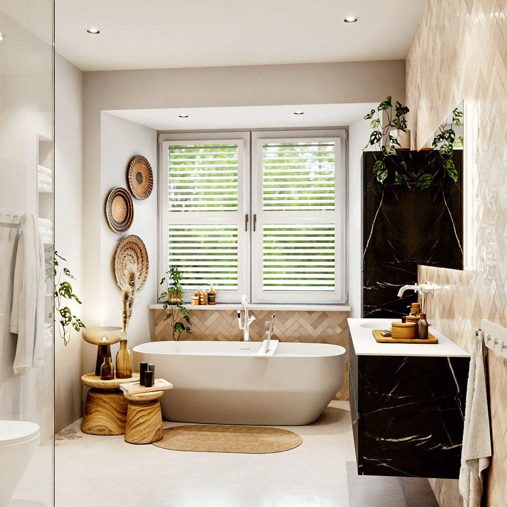 MONDIAZ VICA 140cm mueble de baño Marquina 2 cajones. Lavabo MOON Izquierda 1 orificio, color Talc. 3 MONDIAZ VICA 140cm mueble de baño Marquina 2 cajones. Lavabo MOON Izquierda 1 orificio, color Talc. - Imagen 3