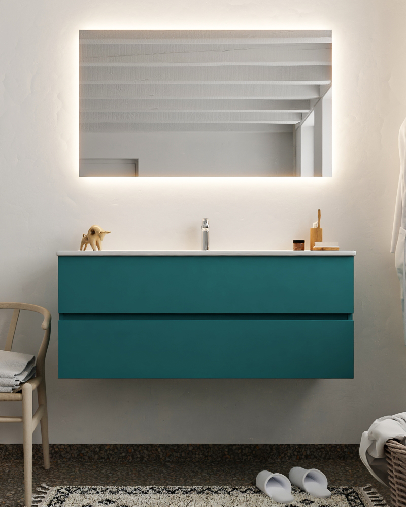 MONDIAZ VICA 120cm mueble de baño Smag 2 cajones lavabo DENIA Centro 1 orificio. 3 MONDIAZ VICA 120cm mueble de baño Smag 2 cajones lavabo DENIA Centro 1 orificio. - Imagen 3