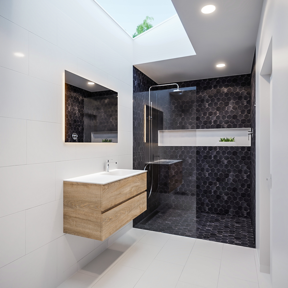 MONDIAZ VICA 100cm mueble de baño Washed Oak 2 cajones lavabo CLOUD Derecho 1 orificio. 2 MONDIAZ VICA 100cm mueble de baño Washed Oak 2 cajones lavabo CLOUD Derecho 1 orificio. - Imagen 2