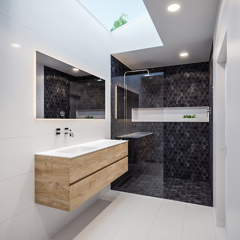 MONDIAZ VICA 150cm mueble de baño Washed Oak 4 cajones lavabo CLOUD Izquierda sin orificio. 2 MONDIAZ VICA 150cm mueble de baño Washed Oak 4 cajones lavabo CLOUD Izquierda sin orificio. - Imagen 2