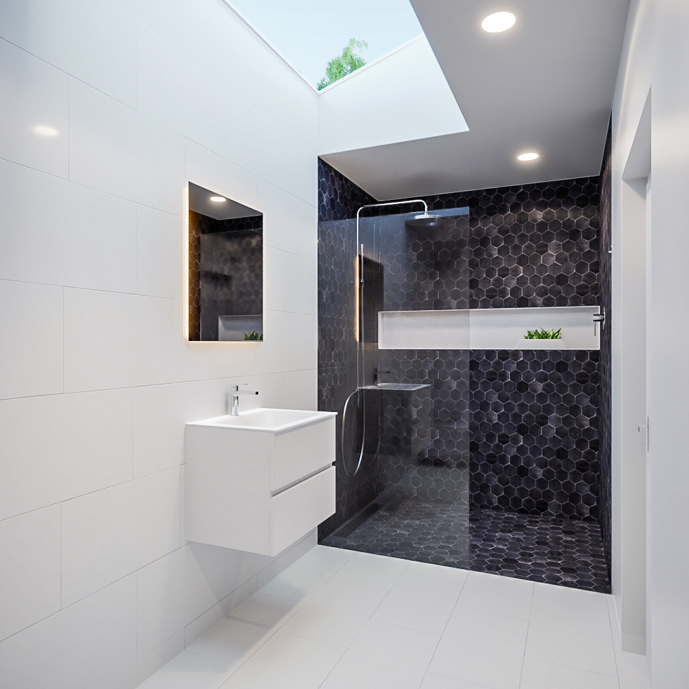 MONDIAZ VICA 60cm mueble de baño Talc 2 cajones lavabo CLOUD Centro 1 orificio con espejo LED. 2 MONDIAZ VICA 60cm mueble de baño Talc 2 cajones lavabo CLOUD Centro 1 orificio con espejo LED. - Imagen 2