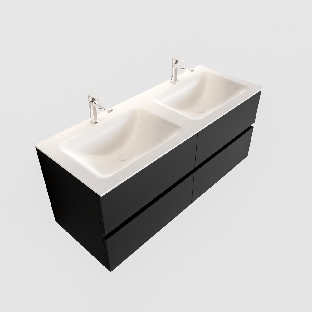 MONDIAZ VICA 120cm mueble de baño Urban 4 cajones lavabo CLOUD Doble 2 orificios. 4 MONDIAZ VICA 120cm mueble de baño Urban 4 cajones lavabo CLOUD Doble 2 orificios. - Imagen 4