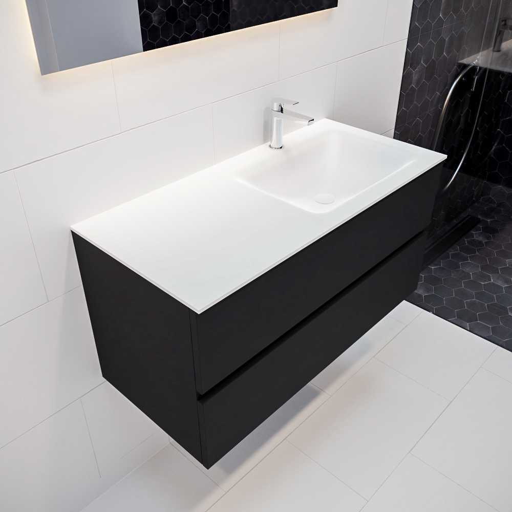 MONDIAZ VICA 100cm mueble de baño Urban 2 cajones lavabo CLOUD Derecho 1 orificio. 1 MONDIAZ VICA 100cm mueble de baño Urban 2 cajones lavabo CLOUD Derecho 1 orificio.