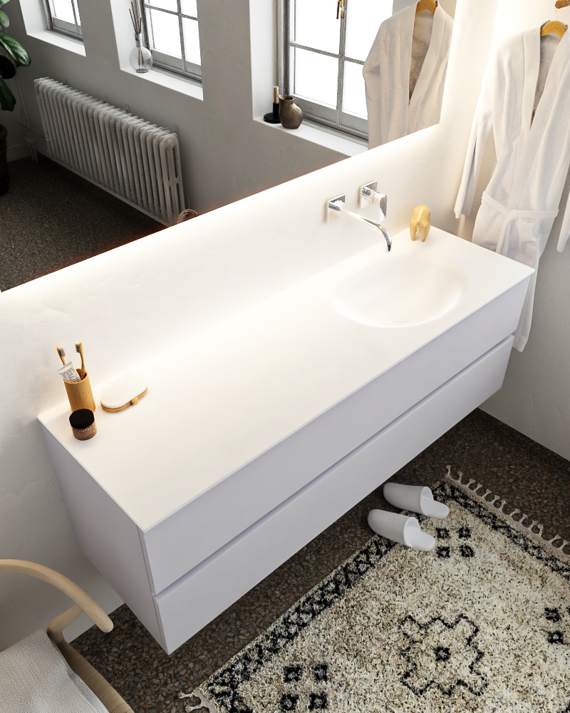 MONDIAZ VICA 150cm mueble de baño Cale 2 cajones lavabo MOON Derecho sin orificio. 1 MONDIAZ VICA 150cm mueble de baño Cale 2 cajones lavabo MOON Derecho sin orificio.
