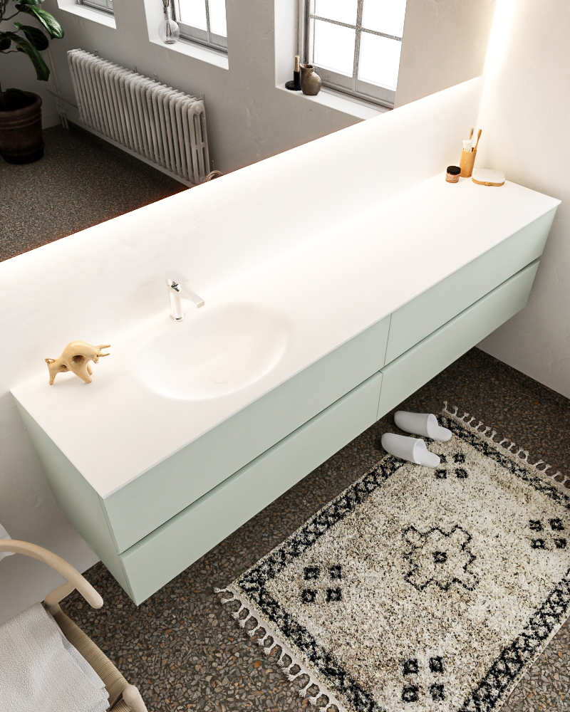 MONDIAZ VICA 200cm mueble de baño Greey 4 cajones lavabo MOON Izquierda 1 orificio. 1 MONDIAZ VICA 200cm mueble de baño Greey 4 cajones lavabo MOON Izquierda 1 orificio.