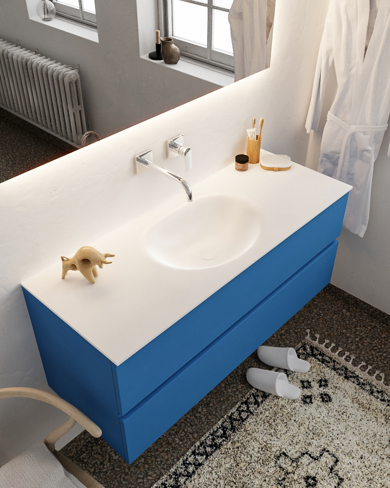 MONDIAZ VICA 120cm mueble de baño Jeans 2 cajones lavabo MOON Centro sin orificio. 1 MONDIAZ VICA 120cm mueble de baño Jeans 2 cajones lavabo MOON Centro sin orificio.