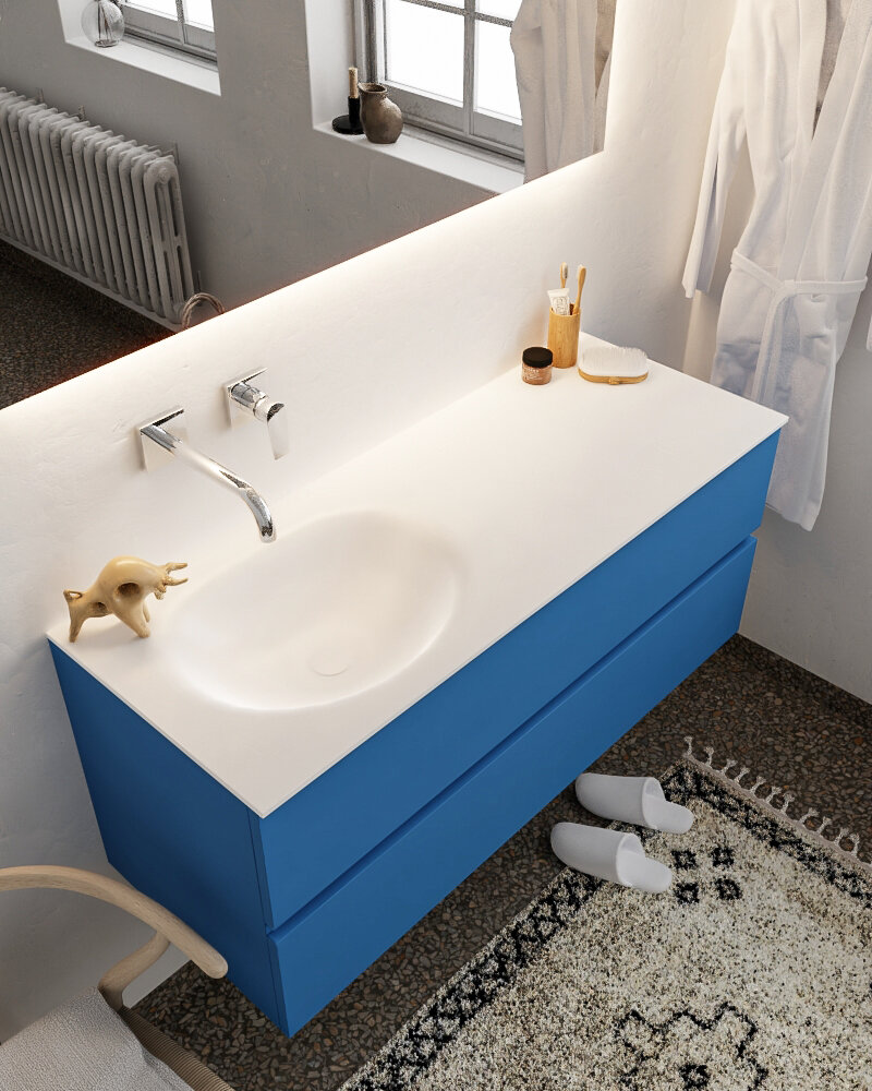 MONDIAZ VICA 120cm mueble de baño Jeans 2 cajones lavabo MOON Izquierda sin orificio. 1 MONDIAZ VICA 120cm mueble de baño Jeans 2 cajones lavabo MOON Izquierda sin orificio.