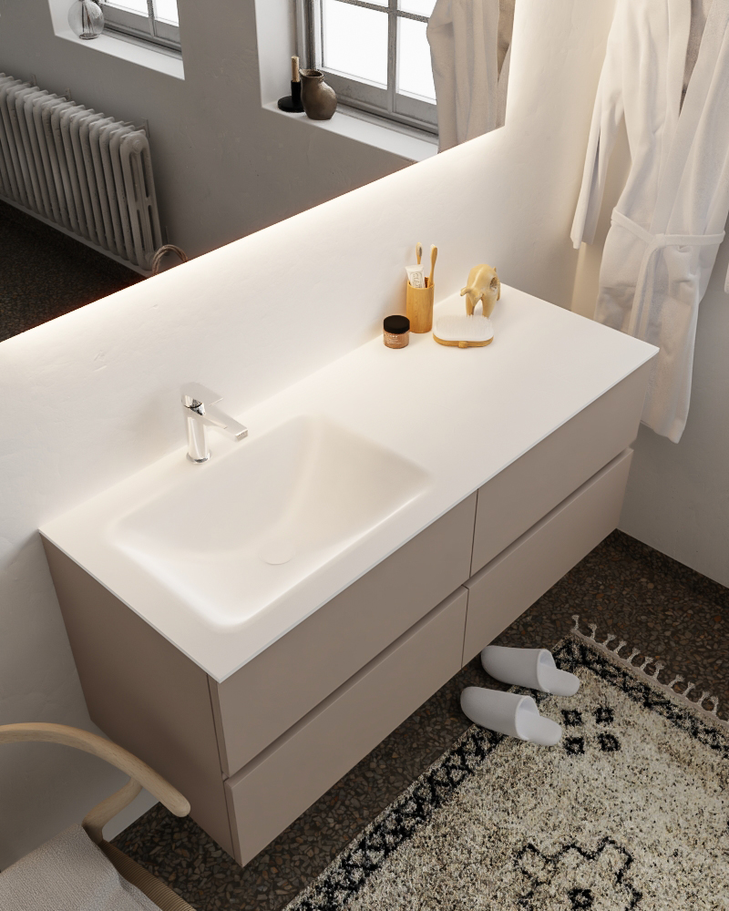 MONDIAZ VICA 120cm mueble de baño Smoke 4 cajones lavabo CLOUD Izquierda 1 orificio. 1 MONDIAZ VICA 120cm mueble de baño Smoke 4 cajones lavabo CLOUD Izquierda 1 orificio.