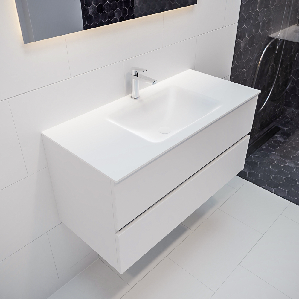 MONDIAZ VICA 100cm mueble de baño Talc 2 cajones lavabo CLOUD Centro 1 orificio. 1 MONDIAZ VICA 100cm mueble de baño Talc 2 cajones lavabo CLOUD Centro 1 orificio.