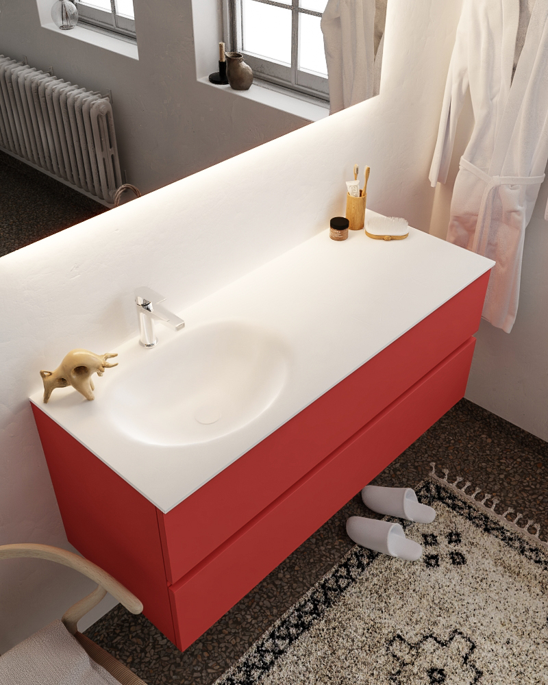 MONDIAZ VICA 120cm mueble de baño Fire 2 cajones lavabo MOON Izquierda 1 orificio. 1 MONDIAZ VICA 120cm mueble de baño Fire 2 cajones lavabo MOON Izquierda 1 orificio.