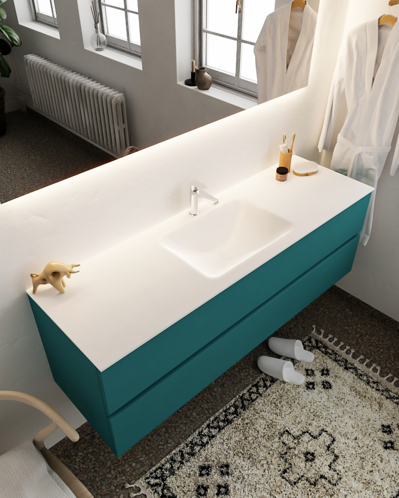 MONDIAZ VICA 150cm mueble de baño Smag 2 cajones lavabo CLOUD Centro 1 orificio con espejo LED. 1 MONDIAZ VICA 150cm mueble de baño Smag 2 cajones lavabo CLOUD Centro 1 orificio con espejo LED.
