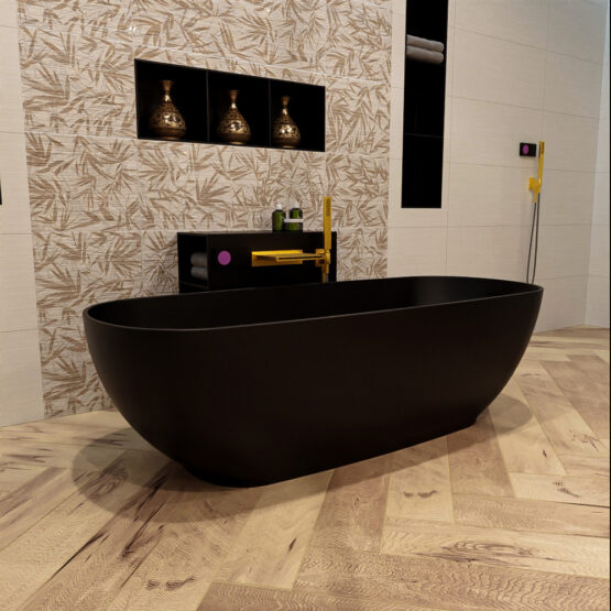 MONDIAZ ROCK Bañera exenta 170x70cm color Urban / Urban.