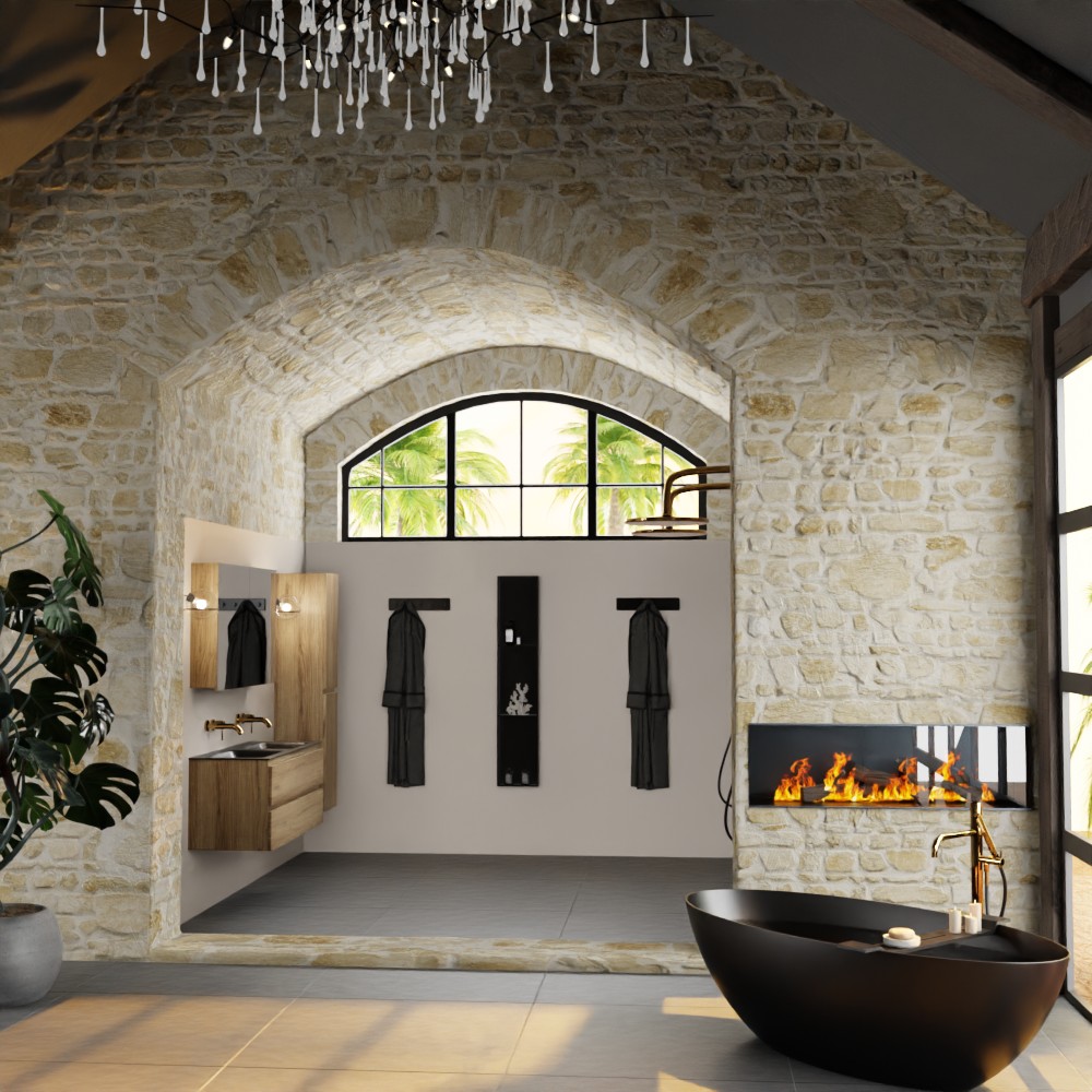 MONDIAZ AIVY 120cm mueble de baño Chai. Lavabo Urban Solid surface Doble sin orificio y armario con espejo. 3 MONDIAZ AIVY 120cm mueble de baño Chai. Lavabo Urban Solid surface Doble sin orificio y armario con espejo. - Imagen 3