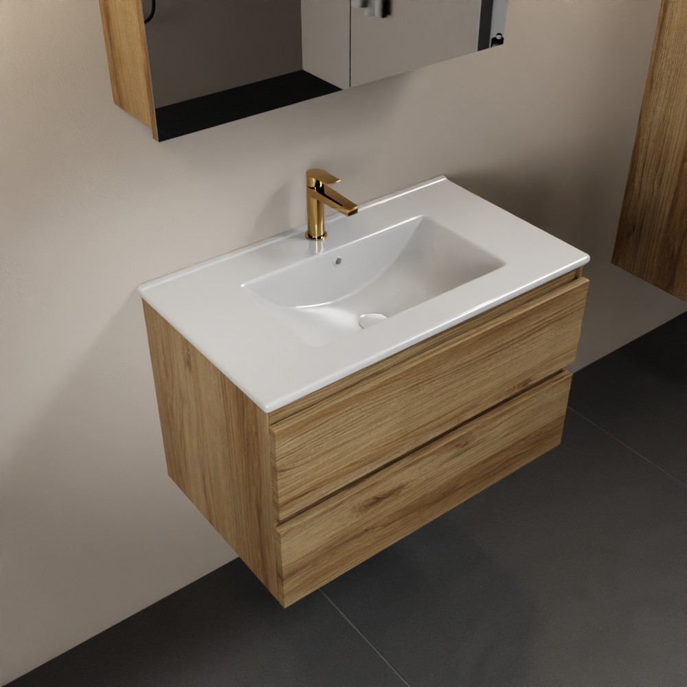 MONDIAZ AIVY 80cm mueble de baño Chai. Lavabo blanco brillo cerámica Centro 1 orificio y armario con espejo. 1 MONDIAZ AIVY 80cm mueble de baño Chai. Lavabo blanco brillo cerámica Centro 1 orificio y armario con espejo.