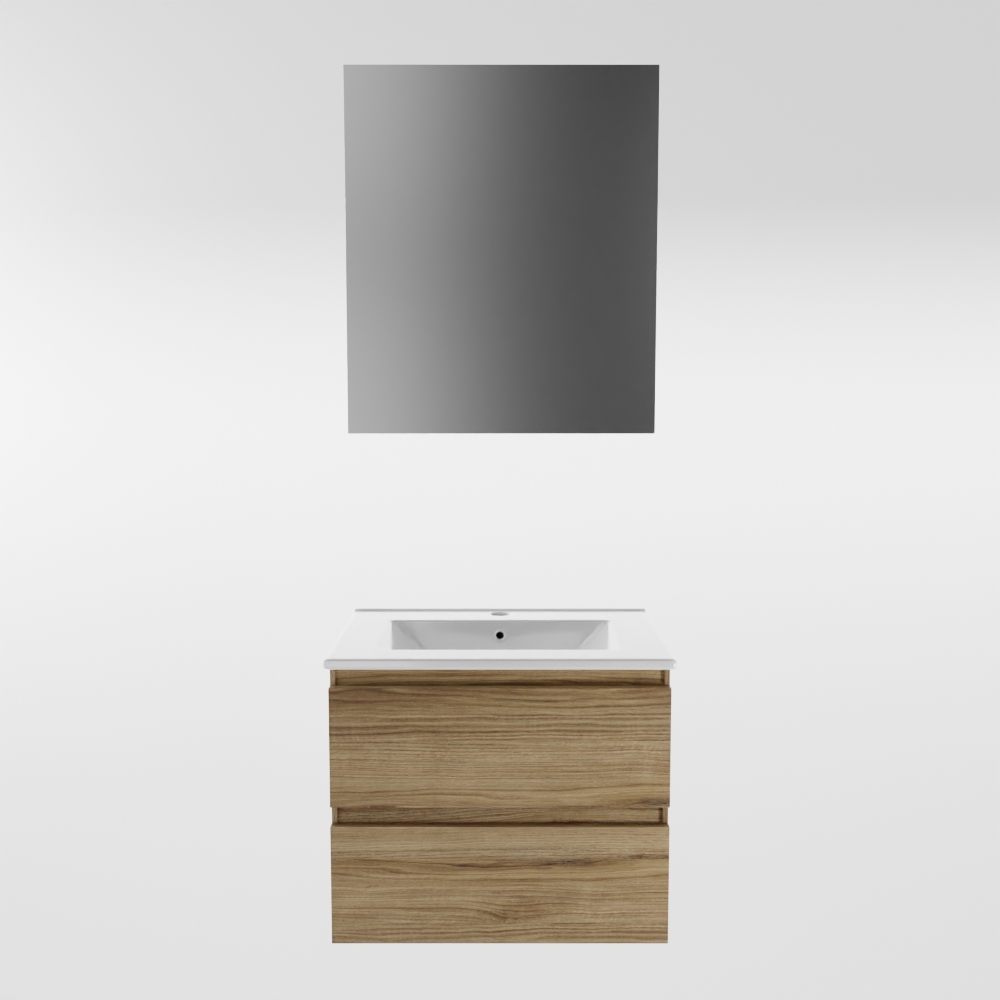 MONDIAZ AIVY 60cm mueble de baño Chai. Lavabo blanco brillo cerámica Centro 1 orificio y armario con espejo. 5 MONDIAZ AIVY 60cm mueble de baño Chai. Lavabo blanco brillo cerámica Centro 1 orificio y armario con espejo. - Imagen 5