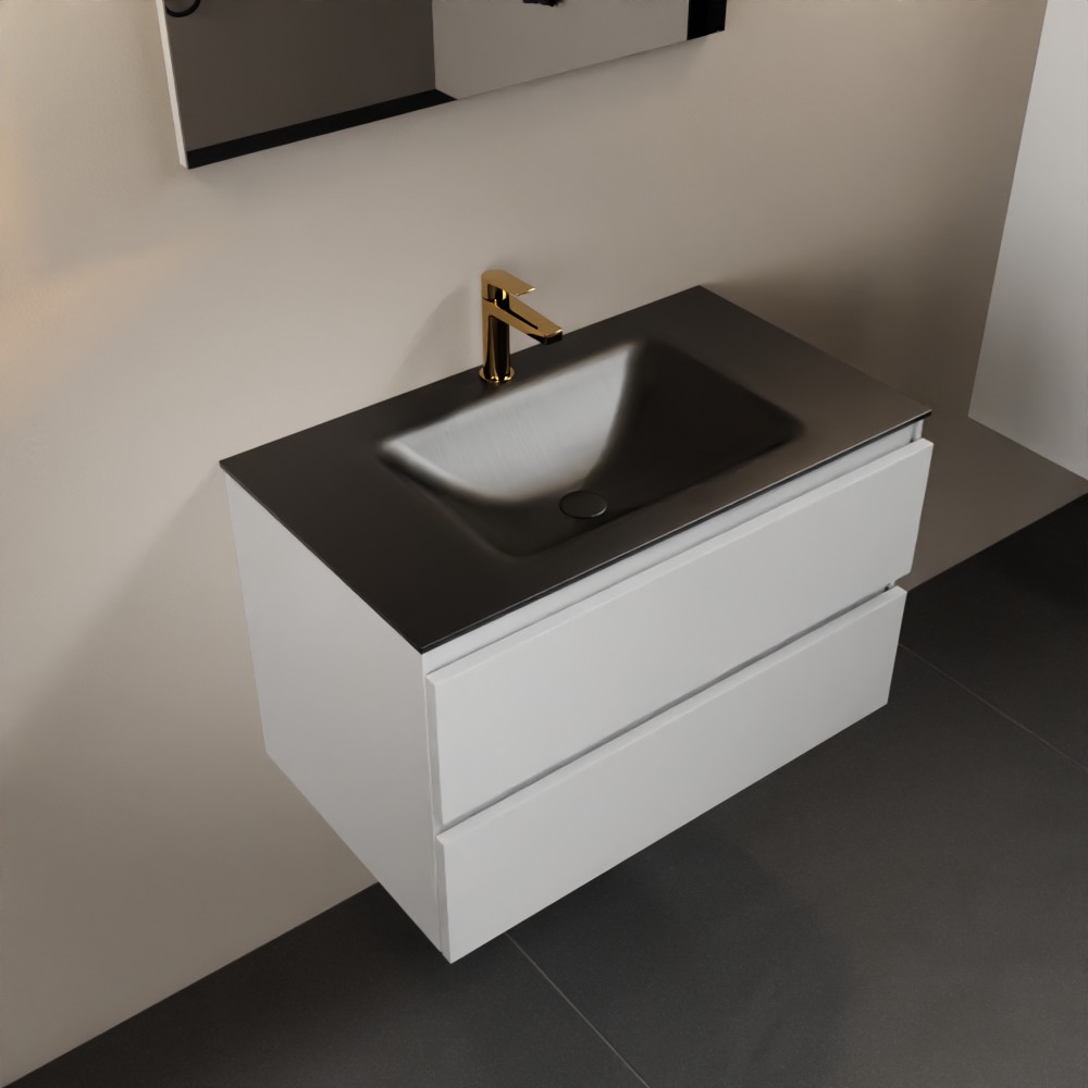MONDIAZ AIVY 80cm mueble de baño Talc. Lavabo Urban Solid surface Centro 1 orificio. 1 MONDIAZ AIVY 80cm mueble de baño Talc. Lavabo Urban Solid surface Centro 1 orificio.