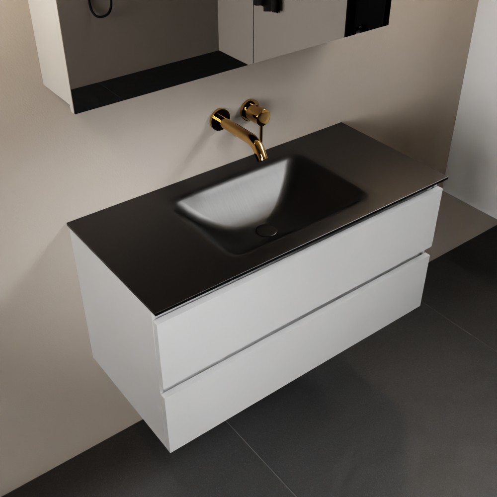 MONDIAZ AIVY 100cm mueble de baño Talc. Lavabo Urban Solid surface Centro sin orificio y armario con espejo. 1 MONDIAZ AIVY 100cm mueble de baño Talc. Lavabo Urban Solid surface Centro sin orificio y armario con espejo.