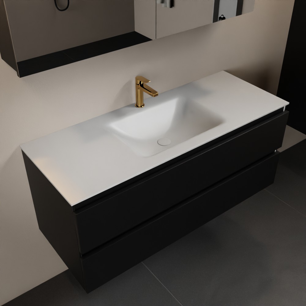 MONDIAZ AIVY 120cm mueble de baño Urban. Lavabo Talc Solid surface Centro 1 orificio y armario con espejo. 1 MONDIAZ AIVY 120cm mueble de baño Urban. Lavabo Talc Solid surface Centro 1 orificio y armario con espejo.