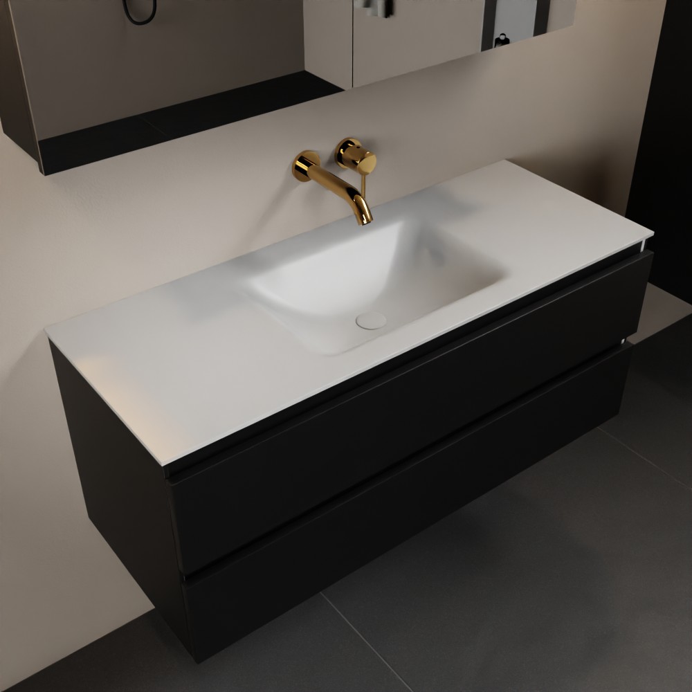 MONDIAZ AIVY 120cm mueble de baño Urban. Lavabo Talc Solid surface Centro sin orificio y armario con espejo. 1 MONDIAZ AIVY 120cm mueble de baño Urban. Lavabo Talc Solid surface Centro sin orificio y armario con espejo.