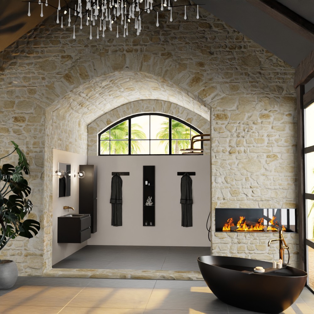 MONDIAZ AIVY 80cm mueble de baño Urban. Lavabo Urban Solid surface Centro sin orificio. 3 MONDIAZ AIVY 80cm mueble de baño Urban. Lavabo Urban Solid surface Centro sin orificio. - Imagen 3