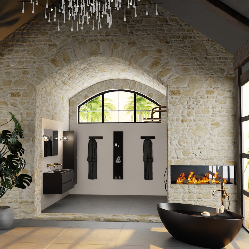 MONDIAZ AIVY 120cm mueble de baño Urban. Lavabo Urban Solid surface Doble sin orificio. 3 MONDIAZ AIVY 120cm mueble de baño Urban. Lavabo Urban Solid surface Doble sin orificio. - Imagen 3