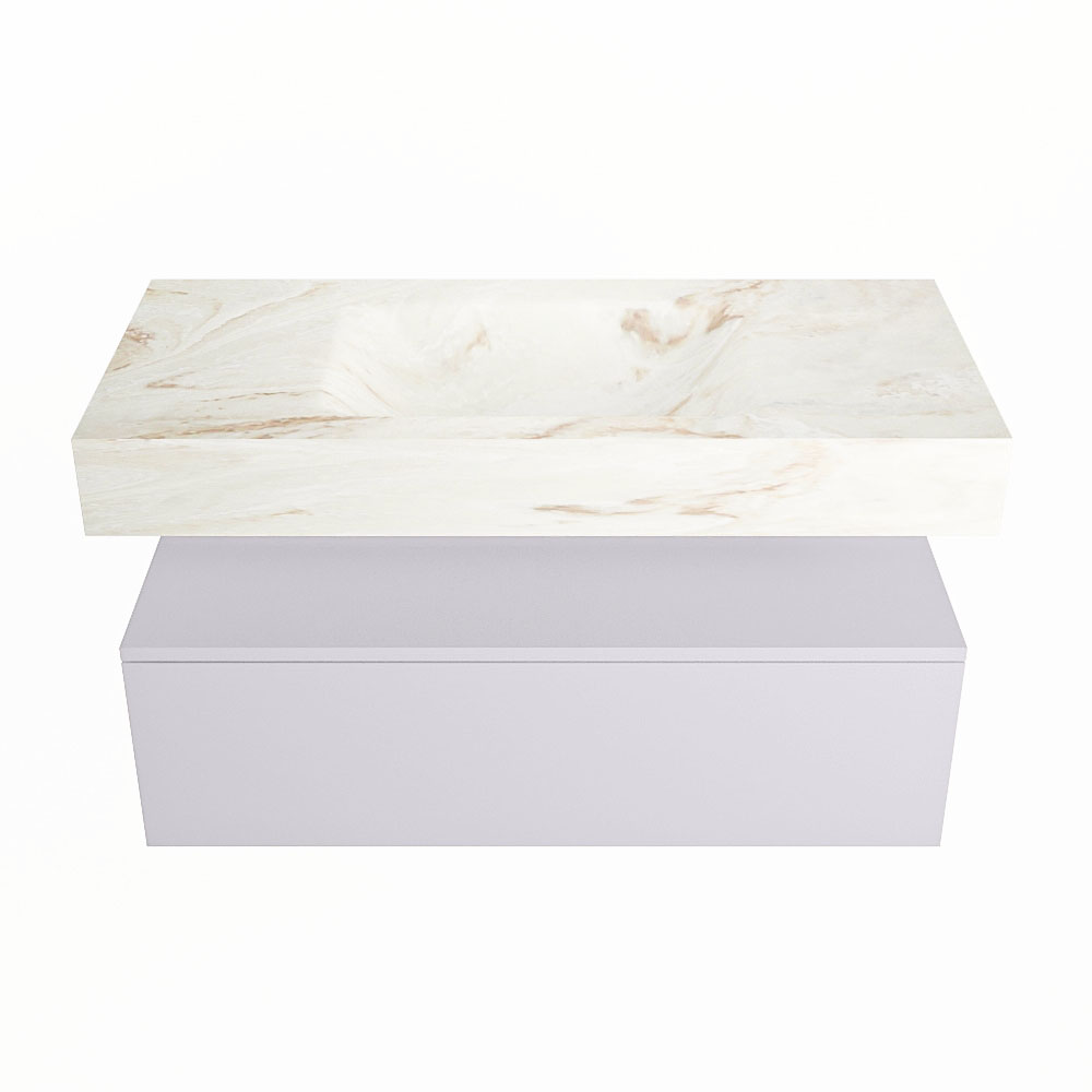 MONDIAZ ALAN-DLUX 100cm mueble de baño Cale 1 cajón. Lavabo CLOUD Centro 1 orificio color Frappe. 4 MONDIAZ ALAN-DLUX 100cm mueble de baño Cale 1 cajón. Lavabo CLOUD Centro 1 orificio color Frappe. - Imagen 4