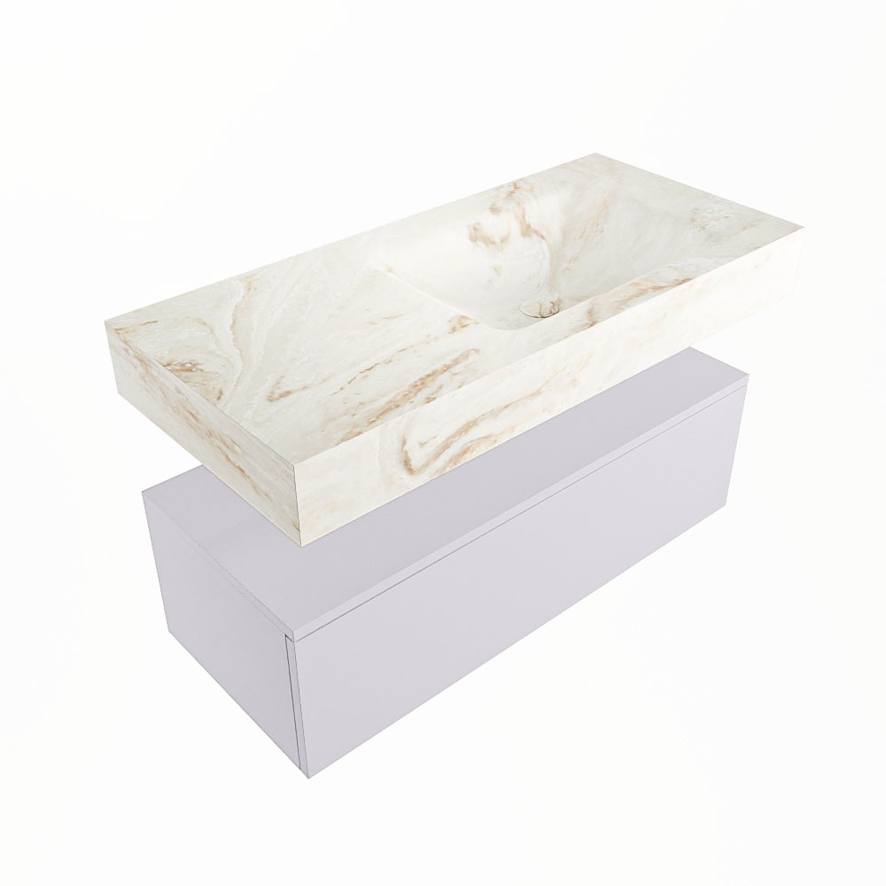 MONDIAZ ALAN-DLUX 100cm mueble de baño Cale 1 cajón. Lavabo CLOUD Derecho sin orificios color Frappe. 5 MONDIAZ ALAN-DLUX 100cm mueble de baño Cale 1 cajón. Lavabo CLOUD Derecho sin orificios color Frappe. - Imagen 5