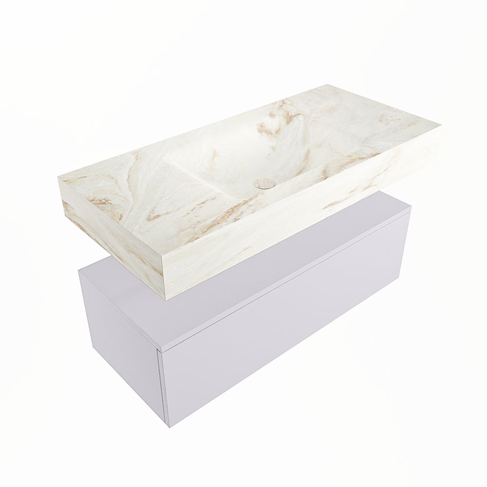 MONDIAZ ALAN-DLUX 100cm mueble de baño Cale 1 cajón. Lavabo CLOUD Centro 1 orificio color Frappe. 5 MONDIAZ ALAN-DLUX 100cm mueble de baño Cale 1 cajón. Lavabo CLOUD Centro 1 orificio color Frappe. - Imagen 5