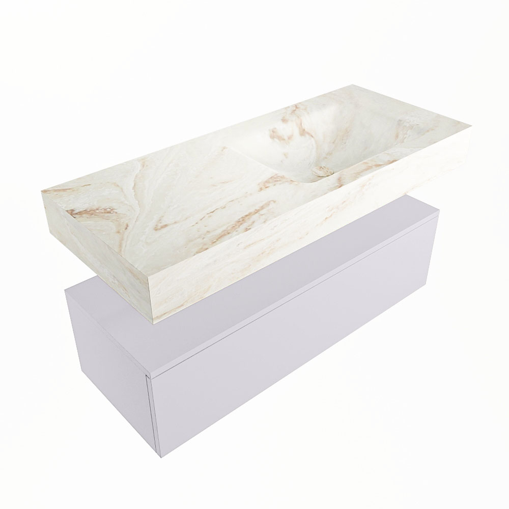 MONDIAZ ALAN-DLUX 110cm mueble de baño Cale 1 cajón. Lavabo CLOUD Derecho 1 orificio color Frappe. 5 MONDIAZ ALAN-DLUX 110cm mueble de baño Cale 1 cajón. Lavabo CLOUD Derecho 1 orificio color Frappe. - Imagen 5