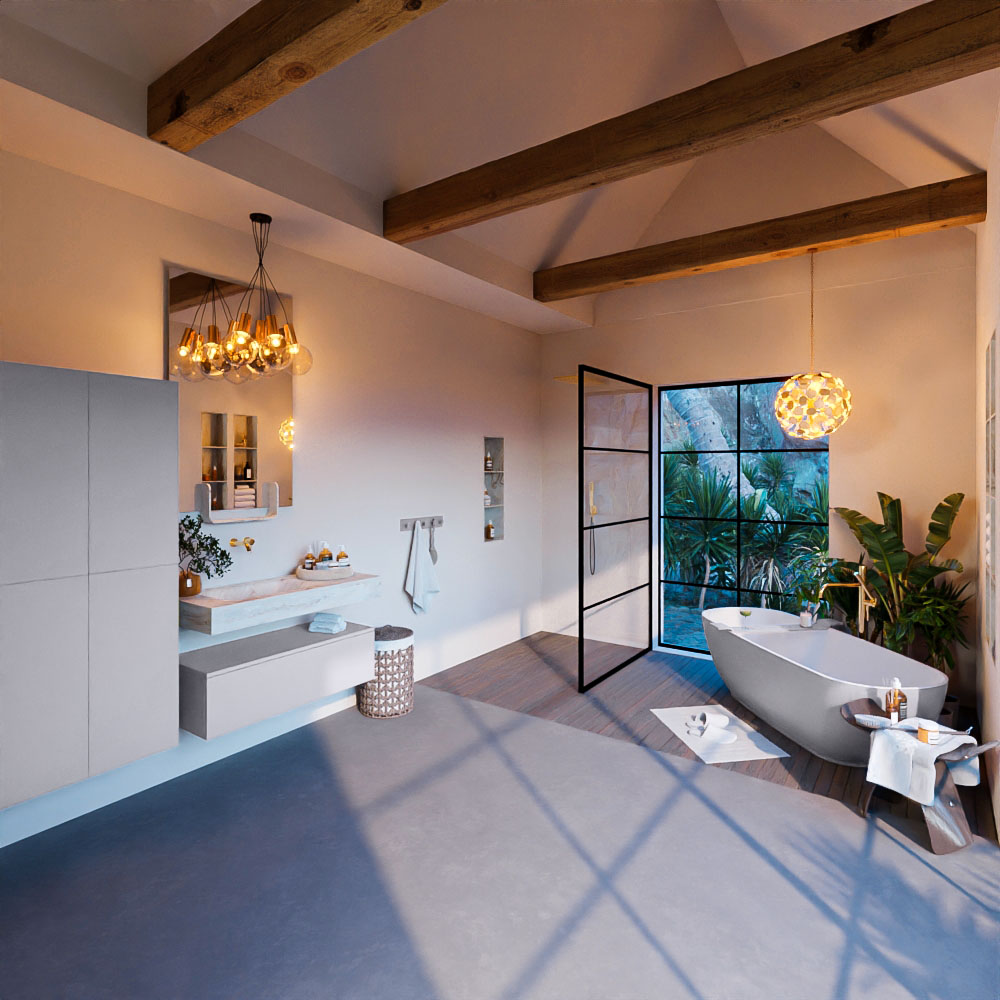 MONDIAZ ALAN-DLUX 100cm mueble de baño Cale 1 cajón. Lavabo CLOUD Izquierda sin orificios color Frappe. 3 MONDIAZ ALAN-DLUX 100cm mueble de baño Cale 1 cajón. Lavabo CLOUD Izquierda sin orificios color Frappe. - Imagen 3