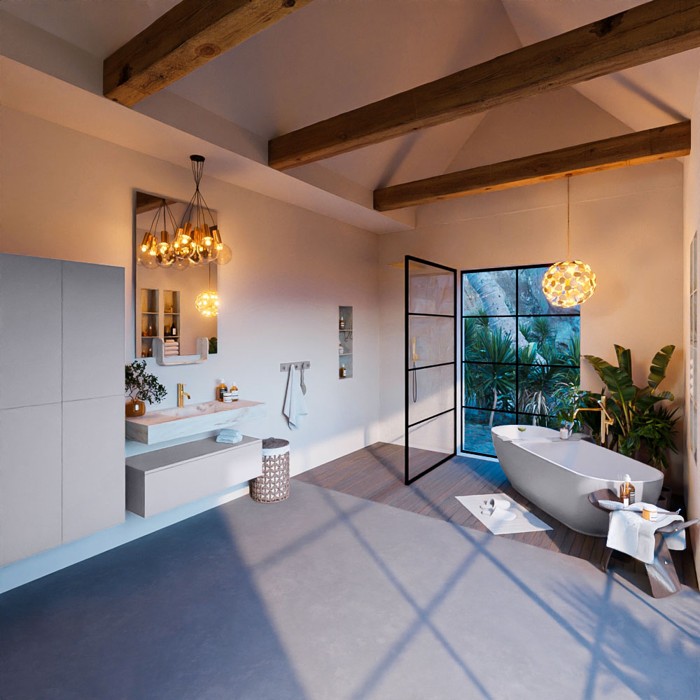 MONDIAZ ALAN-DLUX 100cm mueble de baño Cale 1 cajón. Lavabo CLOUD Centro 1 orificio color Frappe. 3 MONDIAZ ALAN-DLUX 100cm mueble de baño Cale 1 cajón. Lavabo CLOUD Centro 1 orificio color Frappe. - Imagen 3