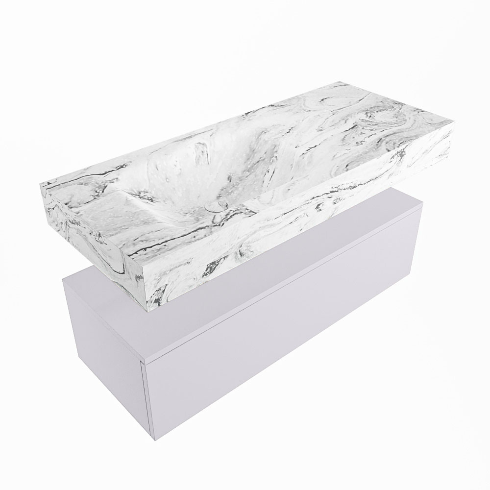MONDIAZ ALAN-DLUX 110cm mueble de baño Cale 1 cajón. Lavabo CLOUD Izquierda 1 orificio color Glace. 5 MONDIAZ ALAN-DLUX 110cm mueble de baño Cale 1 cajón. Lavabo CLOUD Izquierda 1 orificio color Glace. - Imagen 5