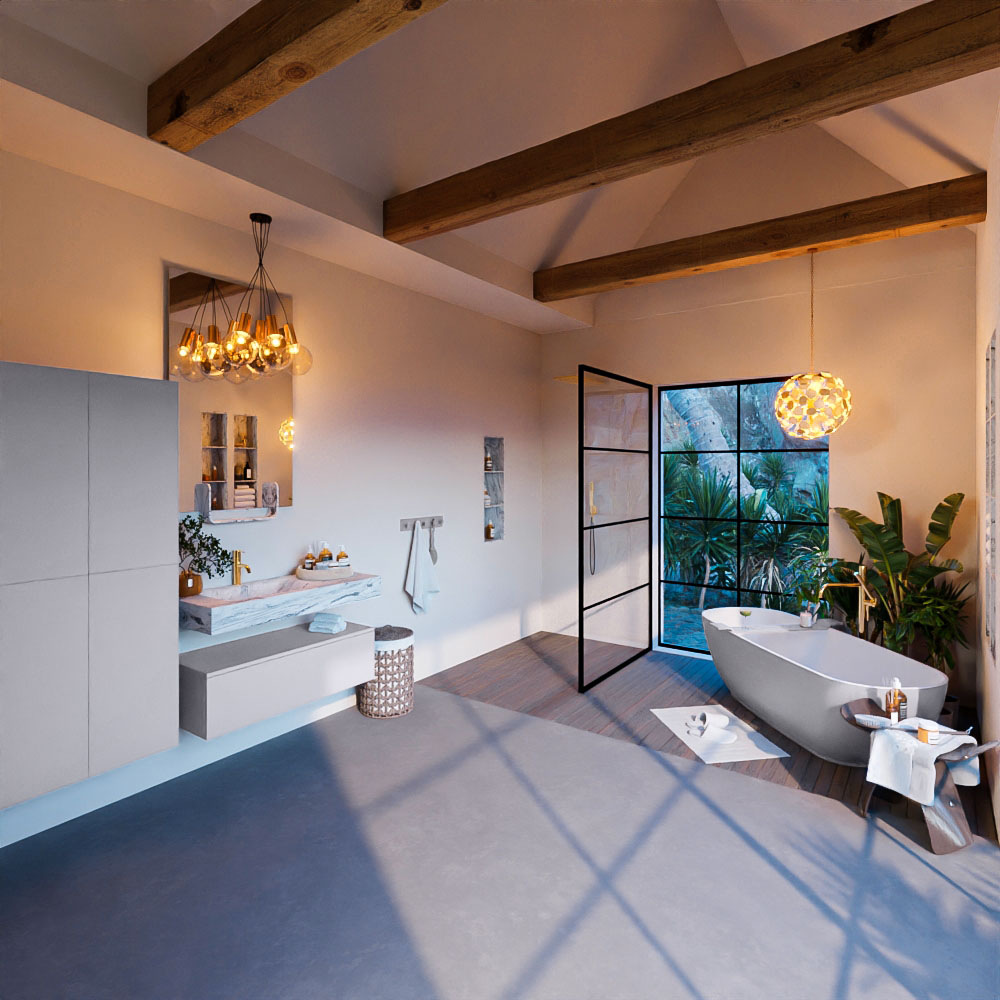 MONDIAZ ALAN-DLUX 100cm mueble de baño Cale 1 cajón. Lavabo CLOUD Izquierda 1 orificio color Glace. 3 MONDIAZ ALAN-DLUX 100cm mueble de baño Cale 1 cajón. Lavabo CLOUD Izquierda 1 orificio color Glace. - Imagen 3