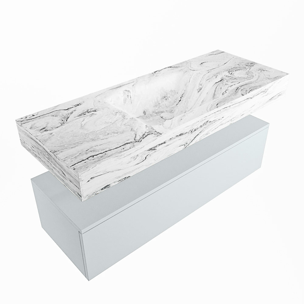 MONDIAZ ALAN-DLUX 120cm mueble de baño Clay 1 cajón. Lavabo CLOUD Centro sin orificios color Glace. 5 MONDIAZ ALAN-DLUX 120cm mueble de baño Clay 1 cajón. Lavabo CLOUD Centro sin orificios color Glace. - Imagen 5