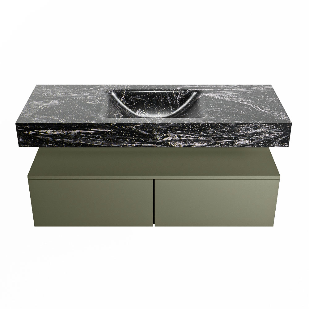 MONDIAZ ALAN-DLUX 120cm mueble de baño Army 2 cajones. Lavabo CLOUD Centro 1 orificio color Lava. 4 MONDIAZ ALAN-DLUX 120cm mueble de baño Army 2 cajones. Lavabo CLOUD Centro 1 orificio color Lava. - Imagen 4