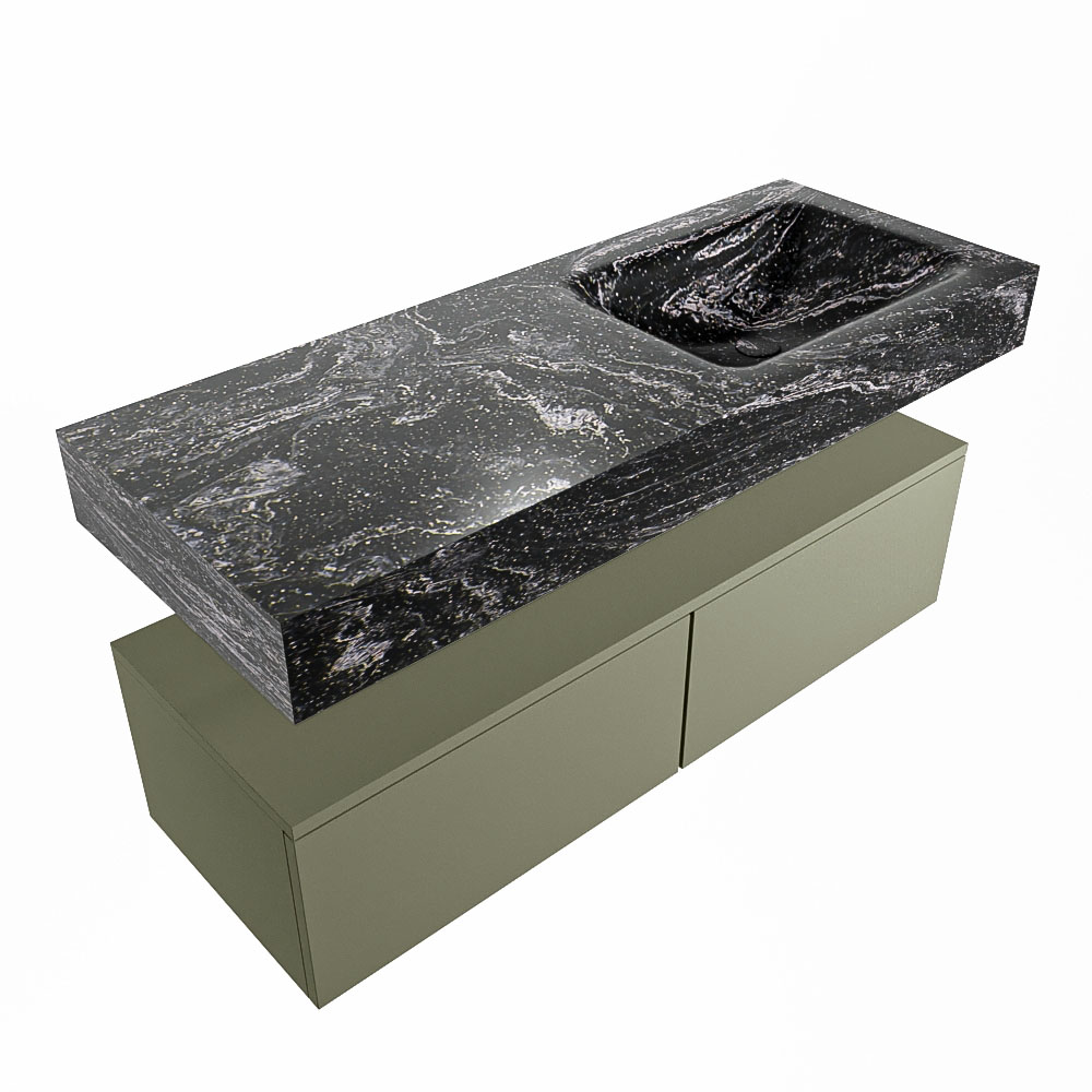 MONDIAZ ALAN-DLUX 120cm mueble de baño Army 2 cajones. Lavabo CLOUD Derecho 1 orificio color Lava. 5 MONDIAZ ALAN-DLUX 120cm mueble de baño Army 2 cajones. Lavabo CLOUD Derecho 1 orificio color Lava. - Imagen 5