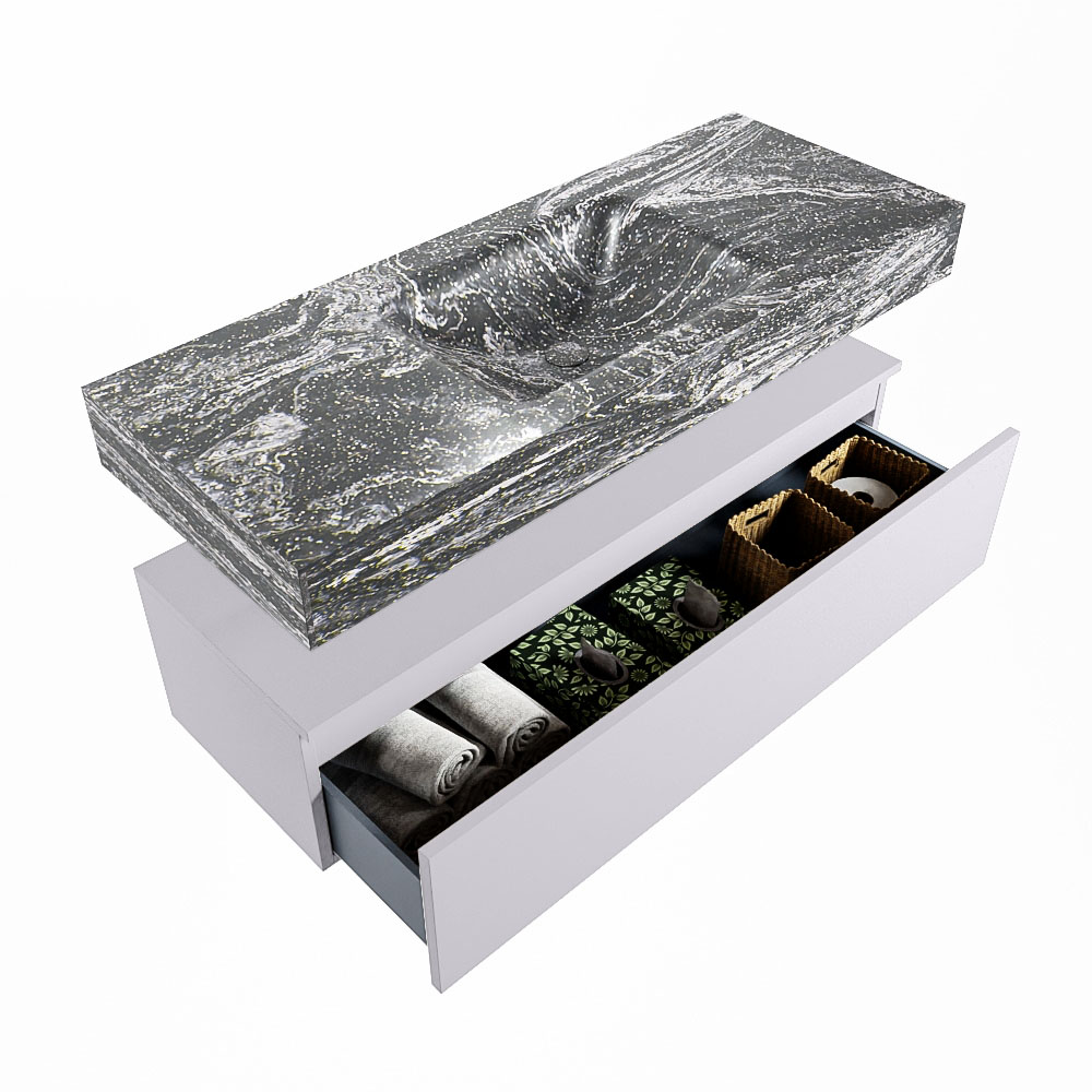 MONDIAZ ALAN-DLUX 120cm mueble de baño Cale 1 cajón. Lavabo CLOUD Centro sin orificios color Lava. 6 MONDIAZ ALAN-DLUX 120cm mueble de baño Cale 1 cajón. Lavabo CLOUD Centro sin orificios color Lava. - Imagen 6