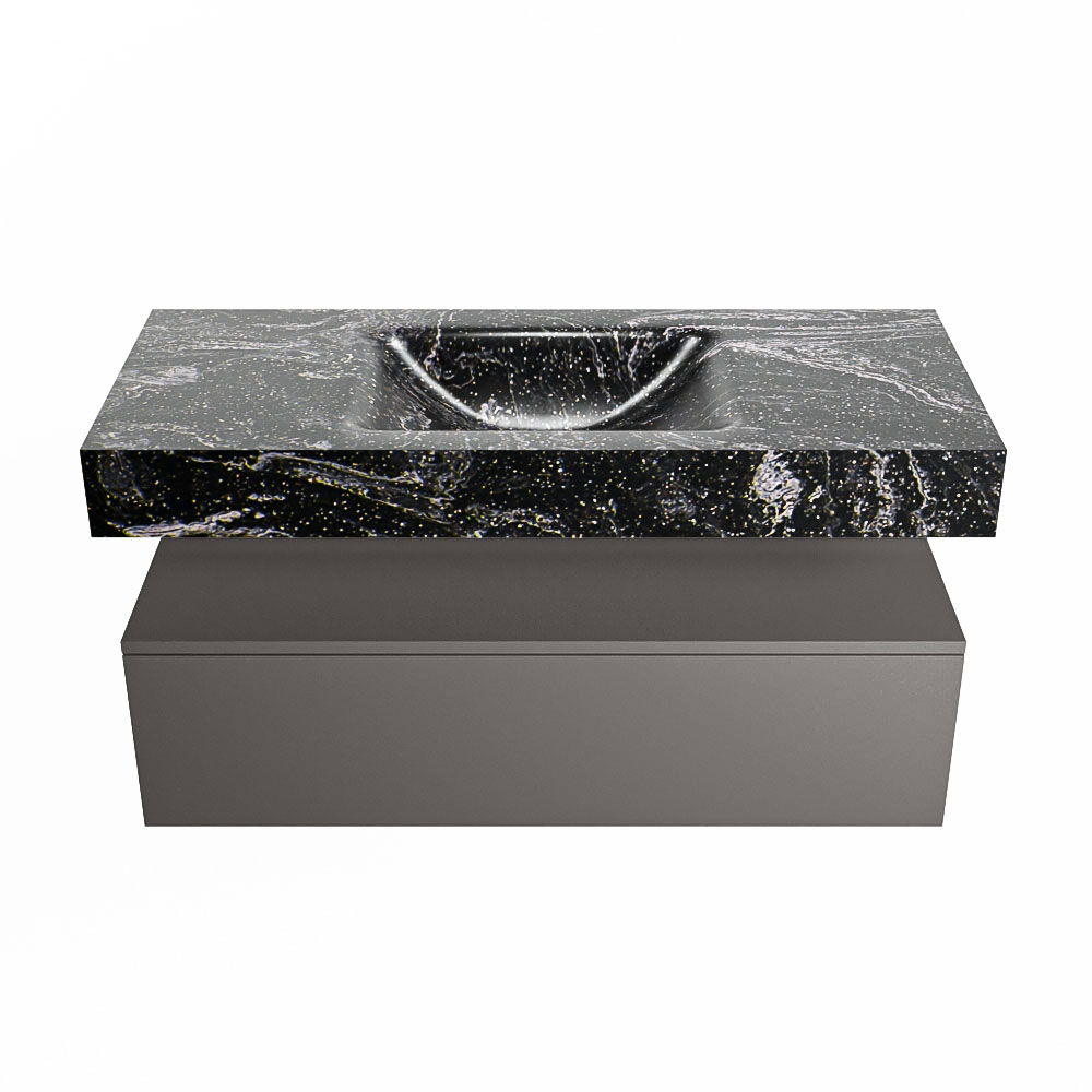 MONDIAZ ALAN-DLUX 110cm mueble de baño Dark Grey 1 cajón. Lavabo CLOUD Centro sin orificios color Lava. 4 MONDIAZ ALAN-DLUX 110cm mueble de baño Dark Grey 1 cajón. Lavabo CLOUD Centro sin orificios color Lava. - Imagen 4