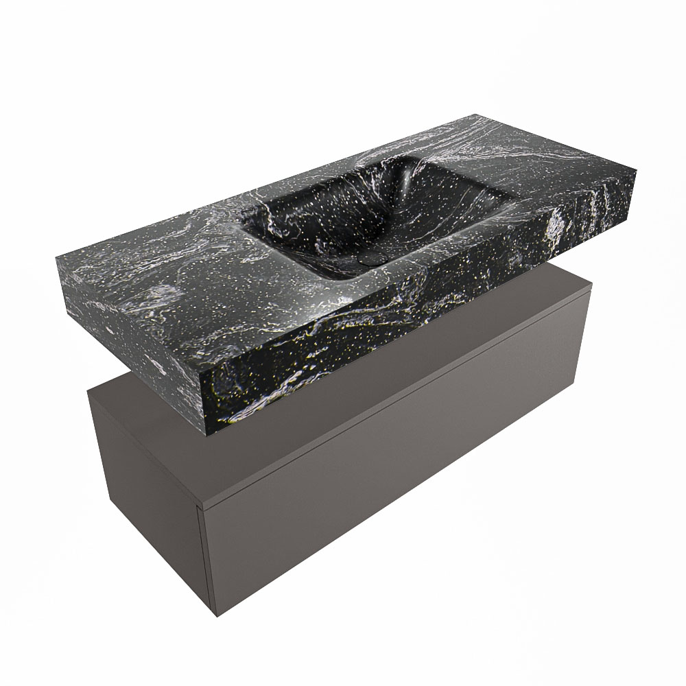 MONDIAZ ALAN-DLUX 110cm mueble de baño Dark Grey 1 cajón. Lavabo CLOUD Centro sin orificios color Lava. 5 MONDIAZ ALAN-DLUX 110cm mueble de baño Dark Grey 1 cajón. Lavabo CLOUD Centro sin orificios color Lava. - Imagen 5