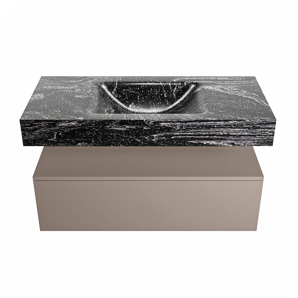 MONDIAZ ALAN-DLUX 100cm mueble de baño Smoke 1 cajón. Lavabo CLOUD Centro 1 orificio color Lava. 4 MONDIAZ ALAN-DLUX 100cm mueble de baño Smoke 1 cajón. Lavabo CLOUD Centro 1 orificio color Lava. - Imagen 4