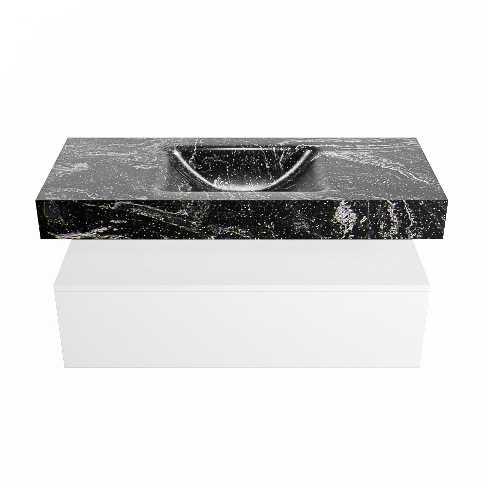 MONDIAZ ALAN-DLUX 110cm mueble de baño Talc 1 cajón. Lavabo CLOUD Centro 1 orificio color Lava. 4 MONDIAZ ALAN-DLUX 110cm mueble de baño Talc 1 cajón. Lavabo CLOUD Centro 1 orificio color Lava. - Imagen 4