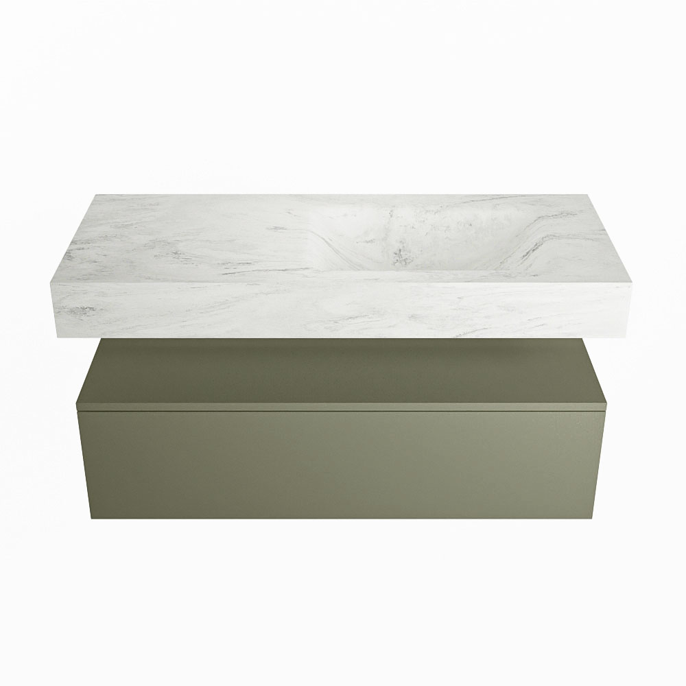 MONDIAZ ALAN-DLUX 110cm mueble de baño Army 1 cajón. Lavabo CLOUD Derecho sin orificios color Opalo. 4 MONDIAZ ALAN-DLUX 110cm mueble de baño Army 1 cajón. Lavabo CLOUD Derecho sin orificios color Opalo. - Imagen 4