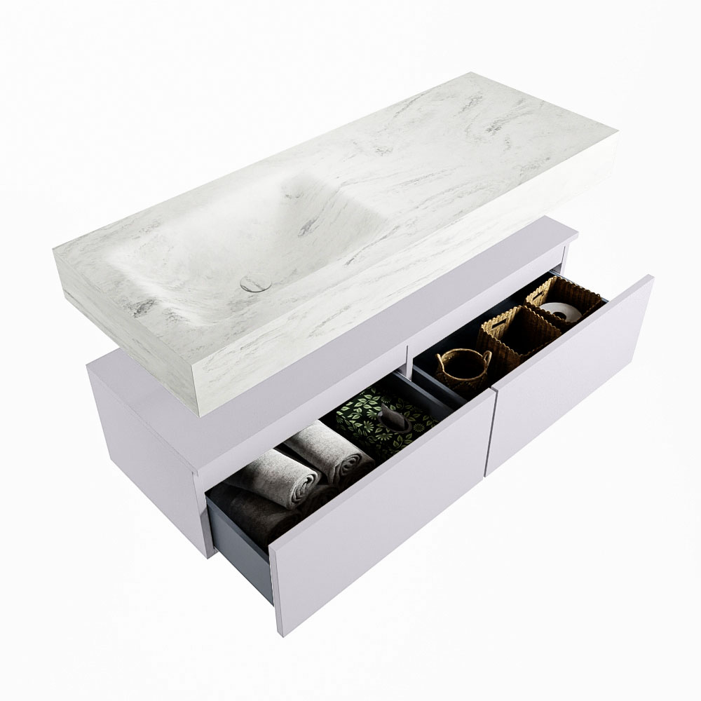 MONDIAZ ALAN-DLUX 120cm mueble de baño Cale 2 cajones. Lavabo CLOUD Izquierda 1 orificio color Opalo. 6 MONDIAZ ALAN-DLUX 120cm mueble de baño Cale 2 cajones. Lavabo CLOUD Izquierda 1 orificio color Opalo. - Imagen 6