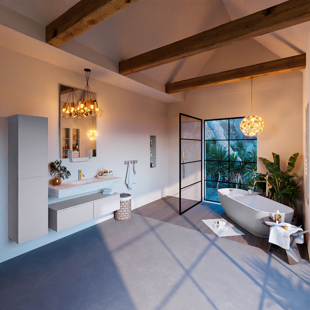MONDIAZ ALAN-DLUX 120cm mueble de baño Cale 2 cajones. Lavabo CLOUD Centro 1 orificio color Opalo. 3 MONDIAZ ALAN-DLUX 120cm mueble de baño Cale 2 cajones. Lavabo CLOUD Centro 1 orificio color Opalo. - Imagen 3