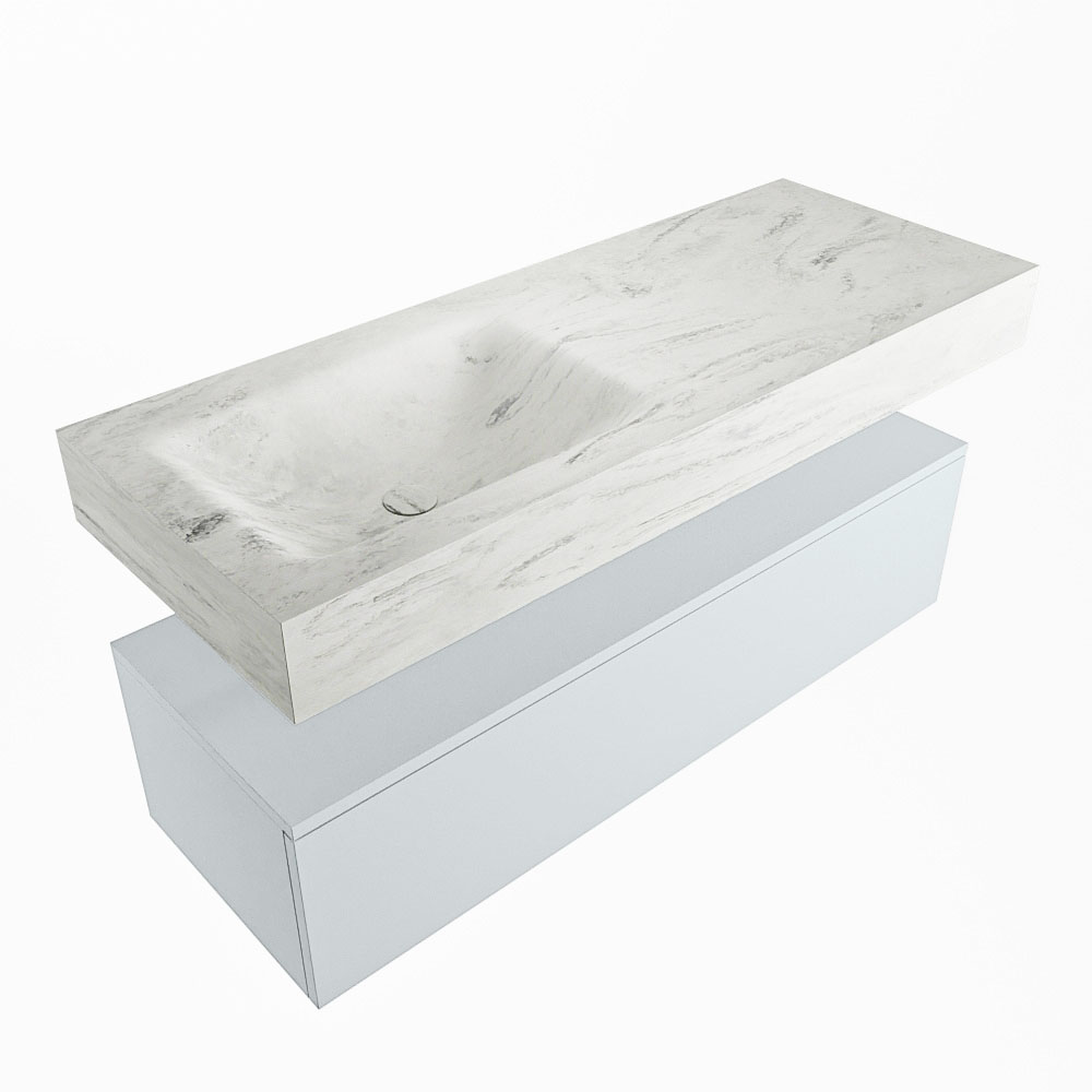 MONDIAZ ALAN-DLUX 120cm mueble de baño Clay 1 cajón. Lavabo CLOUD Izquierda sin orificios color Opalo. 5 MONDIAZ ALAN-DLUX 120cm mueble de baño Clay 1 cajón. Lavabo CLOUD Izquierda sin orificios color Opalo. - Imagen 5
