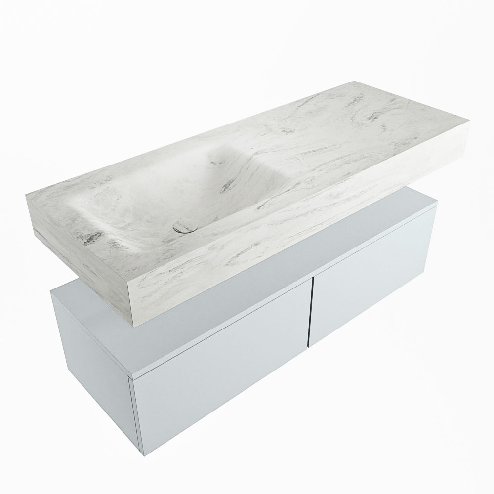 MONDIAZ ALAN-DLUX 120cm mueble de baño Clay 2 cajones. Lavabo CLOUD Izquierda sin orificios color Opalo. 5 MONDIAZ ALAN-DLUX 120cm mueble de baño Clay 2 cajones. Lavabo CLOUD Izquierda sin orificios color Opalo. - Imagen 5