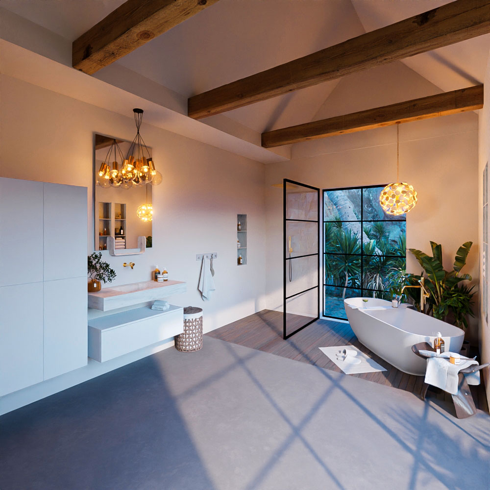 MONDIAZ ALAN-DLUX 100cm mueble de baño Talc 1 cajón. Lavabo CLOUD Centro sin orificios color Opalo. 3 MONDIAZ ALAN-DLUX 100cm mueble de baño Talc 1 cajón. Lavabo CLOUD Centro sin orificios color Opalo. - Imagen 3