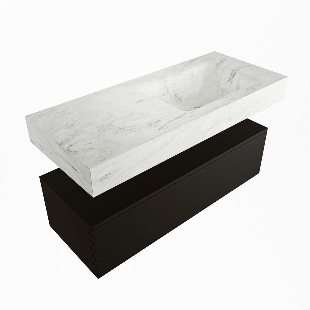 MONDIAZ ALAN-DLUX 110cm mueble de baño Urban 1 cajón. Lavabo CLOUD Derecho sin orificios color Opalo. 5 MONDIAZ ALAN-DLUX 110cm mueble de baño Urban 1 cajón. Lavabo CLOUD Derecho sin orificios color Opalo. - Imagen 5